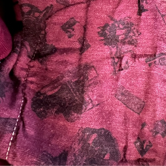 ANTHROPOLOGIE PILCRO FIT STET BURGUNDY CORDUROY ANKLE ZIP PANTS - Size 29 - Picture 11 of 16